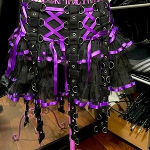 Hell Bunny - Chai Mini Skirt